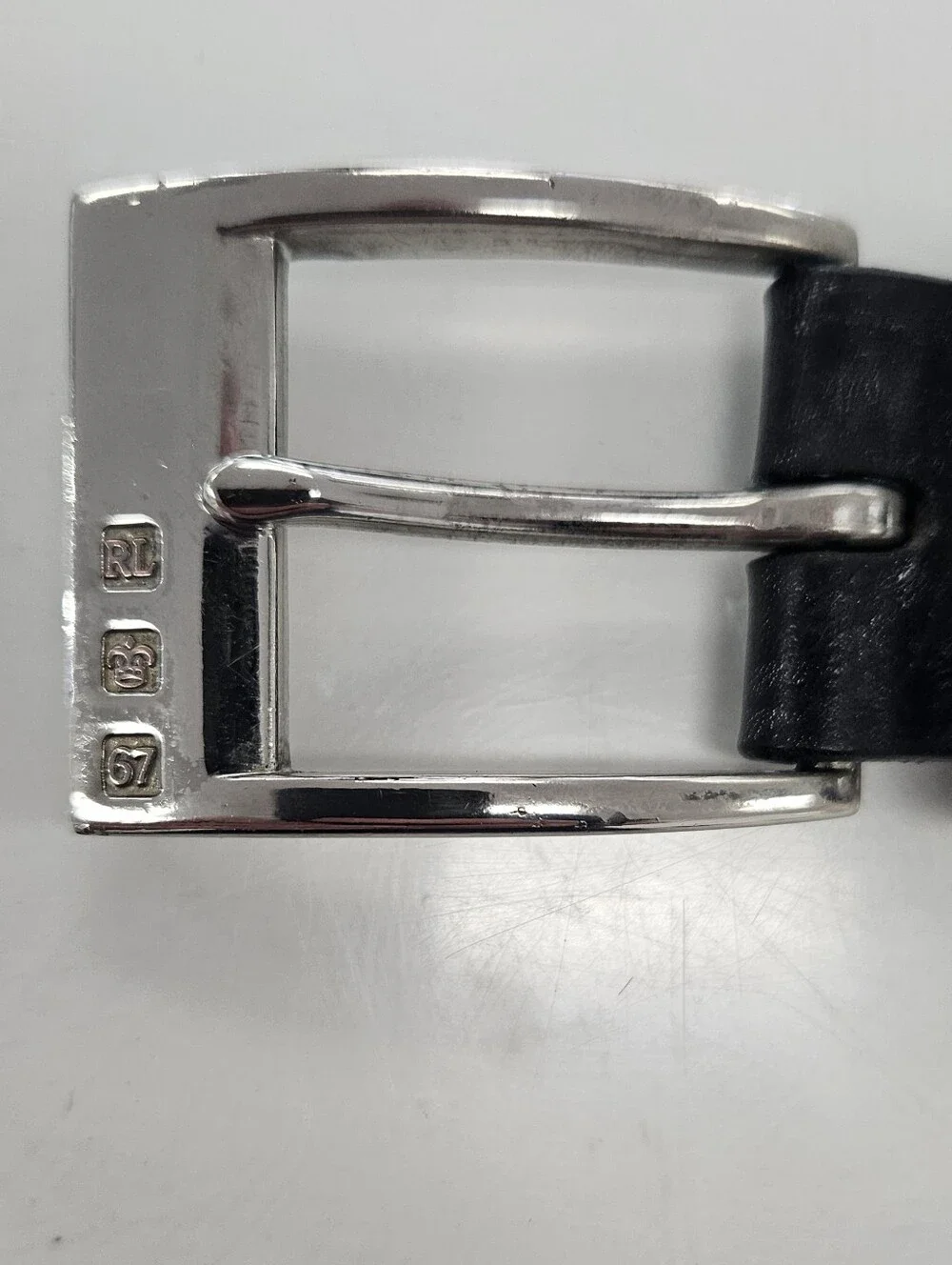 Polo by Ralph Lauren Black Leather Belt
